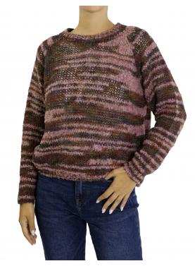 Maglione girocollo multicolor 